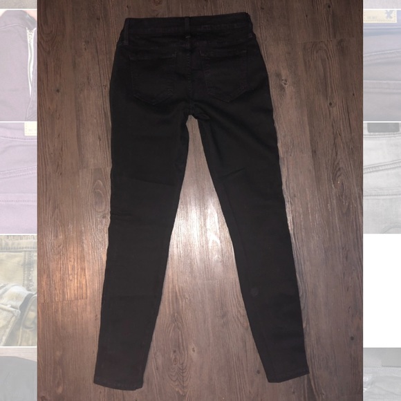 BEBE BLACK SKINNY JEANS - Picture 2 of 7